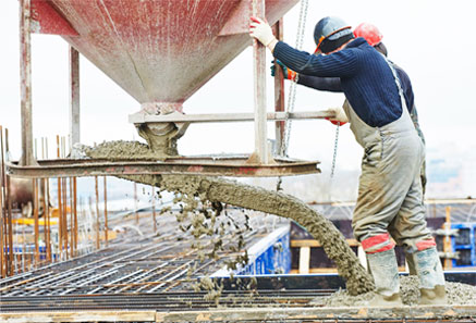 Our commercial concrete contractors skillfully performs all types of concrete work.